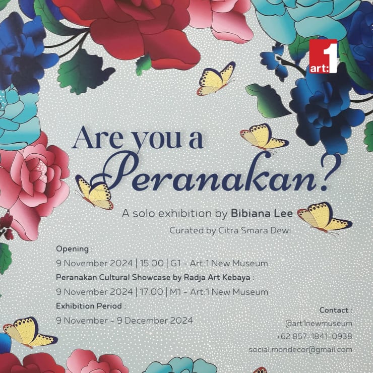 "Are You a Peranakan?" Solo Exhibition by Bibiana Lee