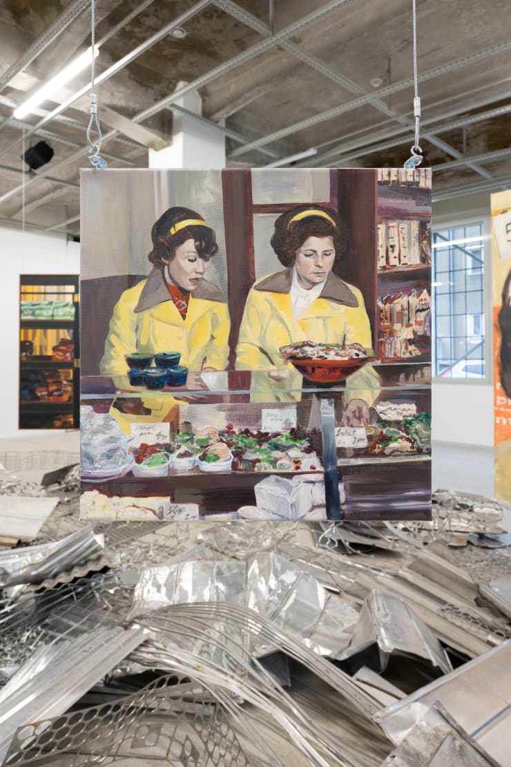 Installation View Ade La Janska Paulina Olowska Caroline Walker Za Pultem Behind The Counter Telegraph Olomouc Czech Republic 20 November 2025 19 February 2026 11