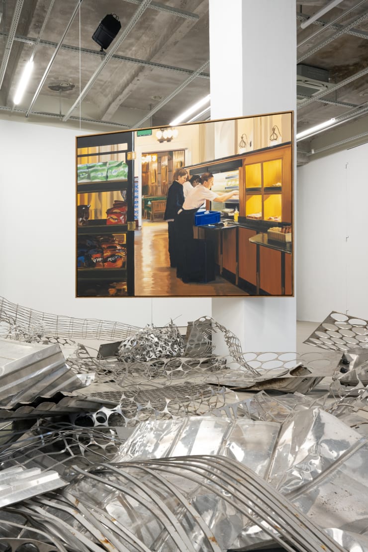 Installation View Ade La Janska Paulina Olowska Caroline Walker Za Pultem Behind The Counter Telegraph Olomouc Czech Republic 20 November 2025 19 February 2026 7