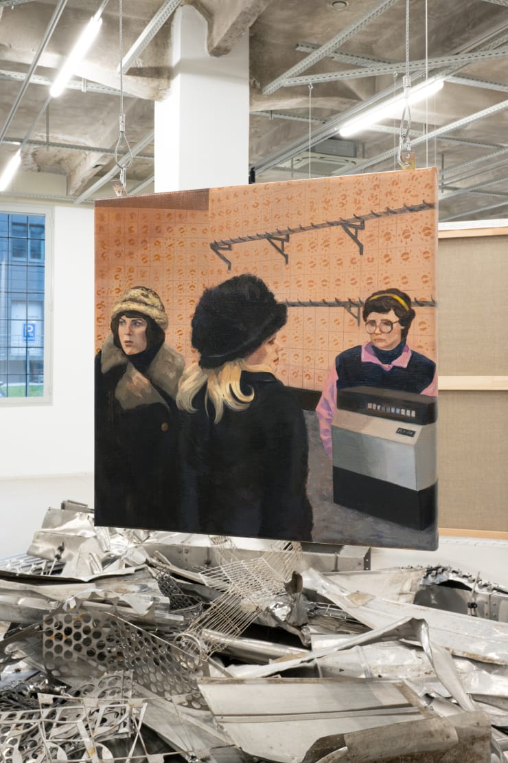 Installation View Ade La Janska Paulina Olowska Caroline Walker Za Pultem Behind The Counter Telegraph Olomouc Czech Republic 20 November 2025 19 February 2026 8