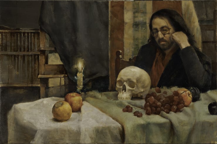 Mark Chen - Lady with a hair scarf, 2024