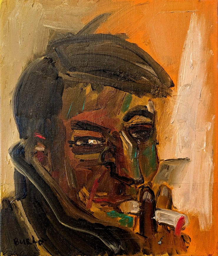 Sebastian Tanti Burlo', Portrait of a Parisian, 2023