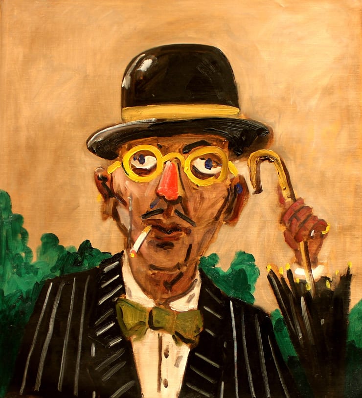 Sebastian Tanti Burlo', Portrait of a man in St.Jame's Park, 2023