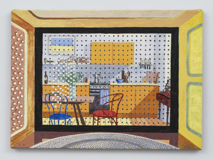 DICKON DRURY POV: You are Porridge, 2025 Acrylic and oil on flax 31 x 42 cm 12 1/4 x 16 1/2 in