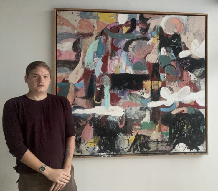 Dario Sandoval - Volcan con Ovni, 2024