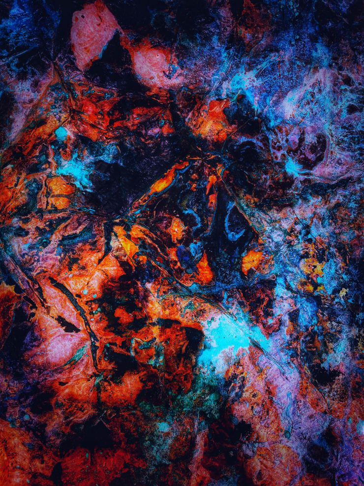 Tamarra Jayasundera, Untitled, 2021, 121 cm x 91 cm Graphic print on canvas