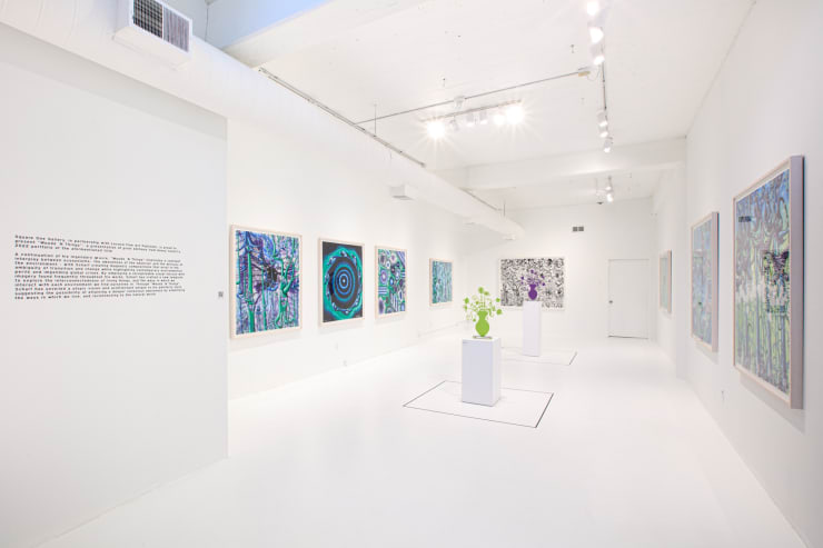 Kenny Scharf, "Woodz 'N Thingz", installation view