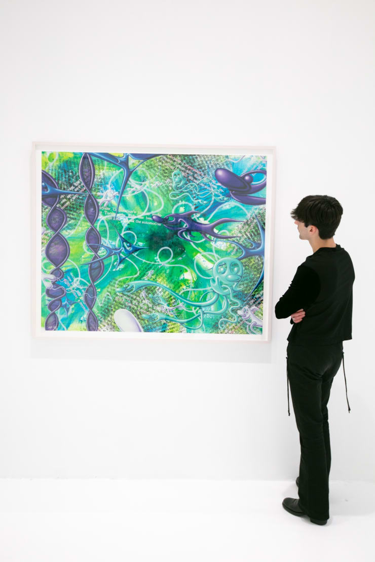 Kenny Scharf, "Woodz 'N Thingz", installation view