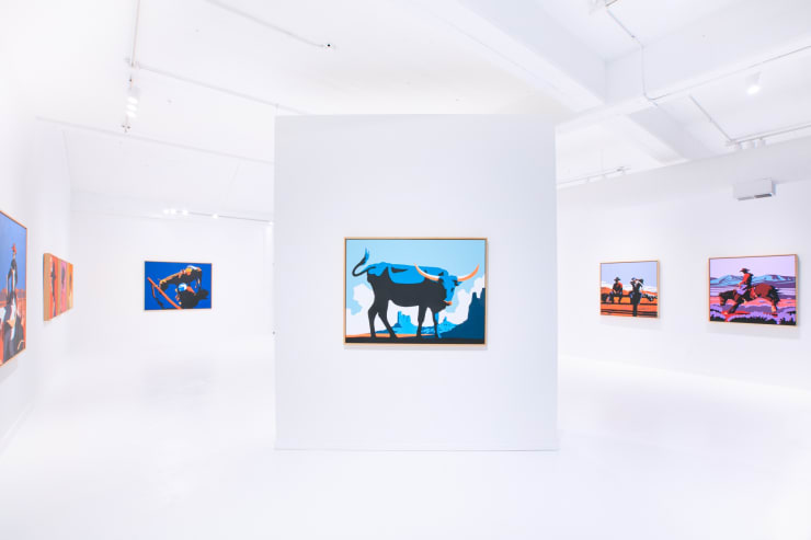"Sweat & Blood" installation view
