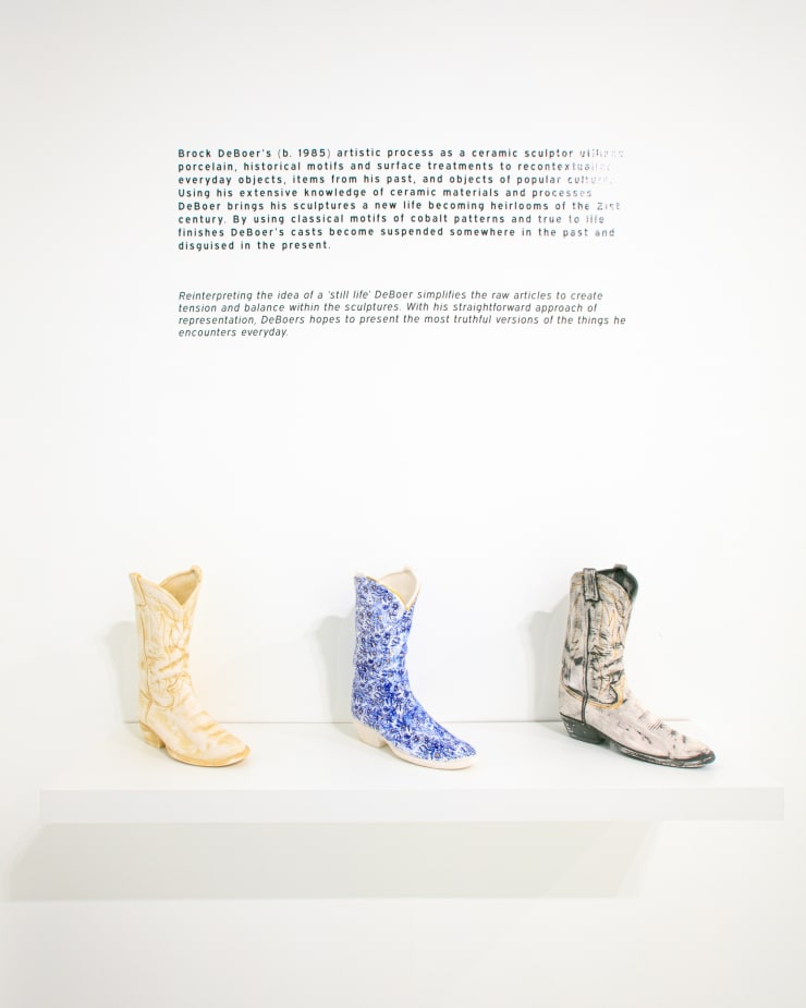 Brock DeBoer, "No Bull", installation view