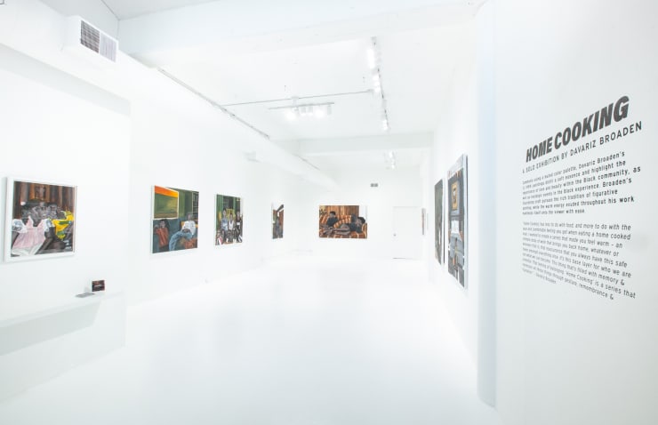 Davariz Broaden, "Home Cooking", installation view