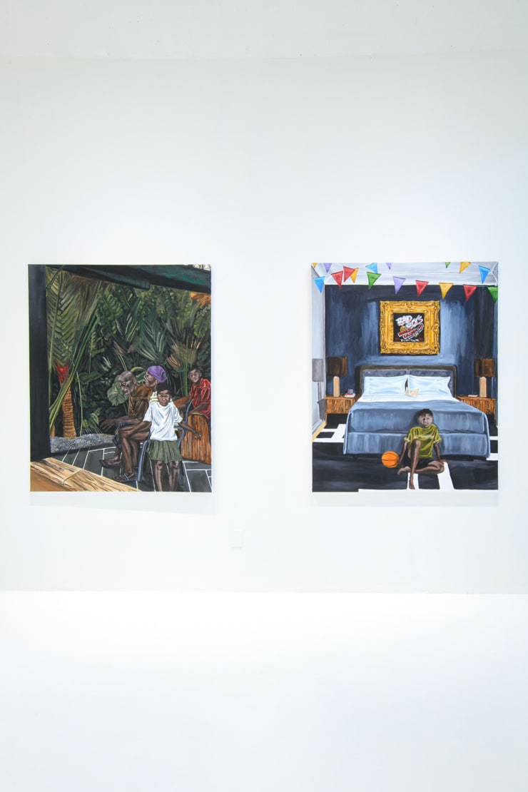 Davariz Broaden, "Home Cooking", installation view