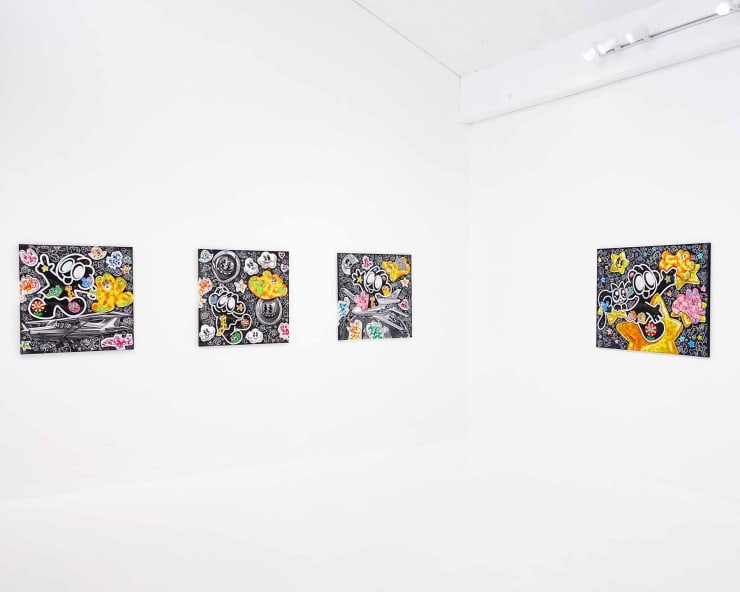 Yusuke Toda, "The World of YUM & Friends", installation view