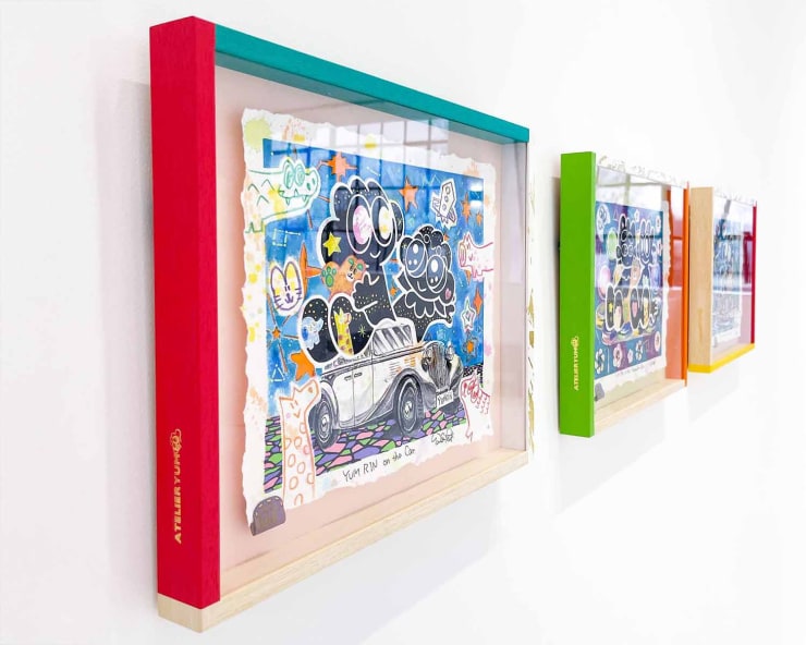 Yusuke Toda, "The World of YUM & Friends", installation view