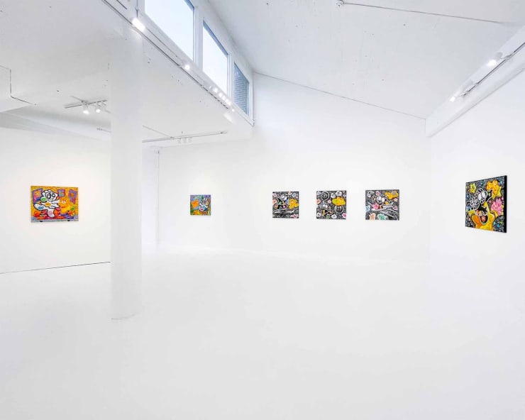 Yusuke Toda, "The World of YUM & Friends", installation view