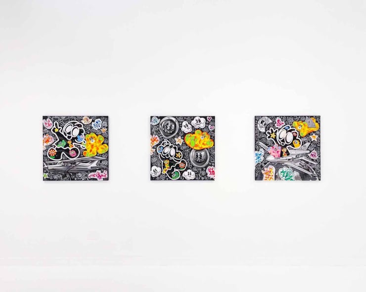 Yusuke Toda, "The World of YUM & Friends", installation view
