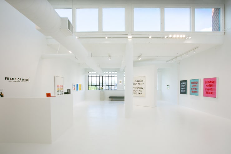 Sage Barnes, "Frame of Mind" installation view