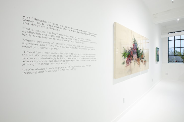 Sage Barnes "Time After Time" installation view
