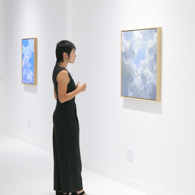 Rachel English "Between Heaven & Earth" installation view