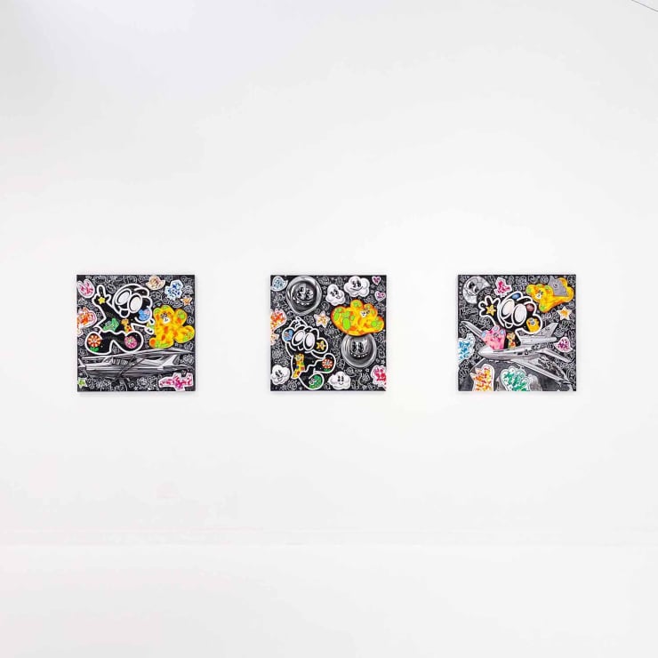 Yusuke Toda, "The World of YUM & Friends", installation view