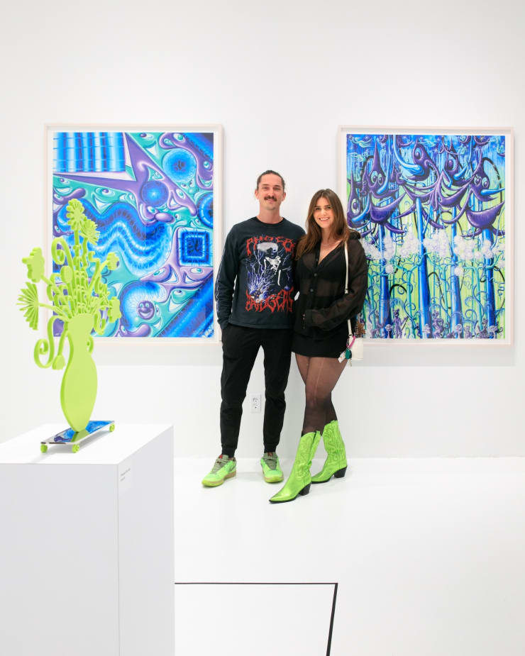 Dan Alva & Kenny Scharf open at Square One Gallery