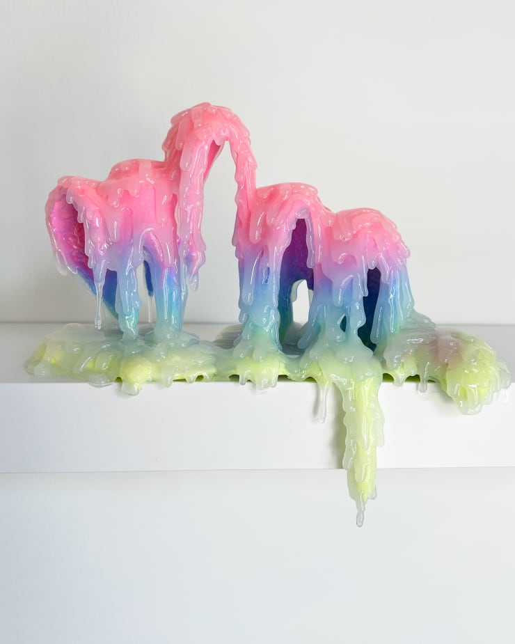 FRESH, 2022 Foam, resin, polymer, acrylic 9 1/2 x 11 1/2 x 5 in 24.1 x 29.2 x 12.7 cm