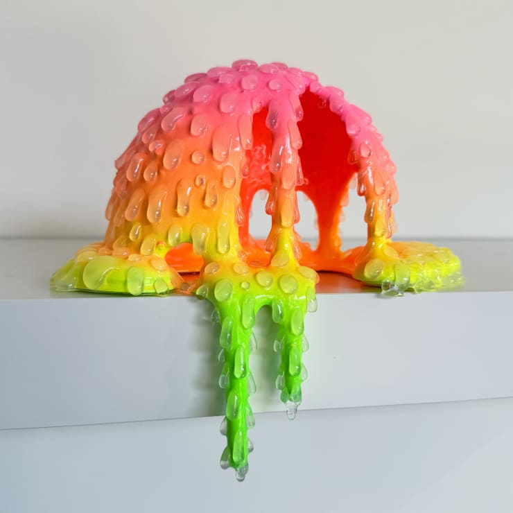 INNER, 2023 Foam, resin, polymer, acrylic 7 x 8 x 6 1/2 in 17.8 x 20.3 x 16.5 cm