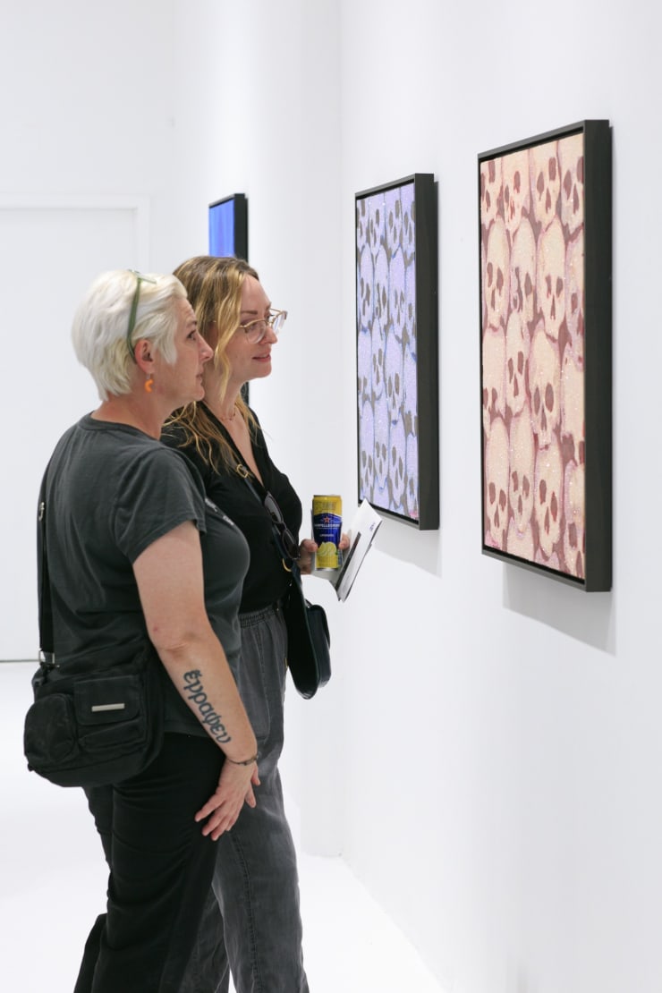 Bill DeWitt III "Cathedrals & Skulls" installation view