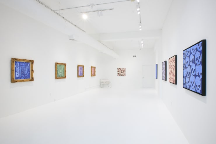Bill DeWitt III "Cathedrals & Skulls" installation view
