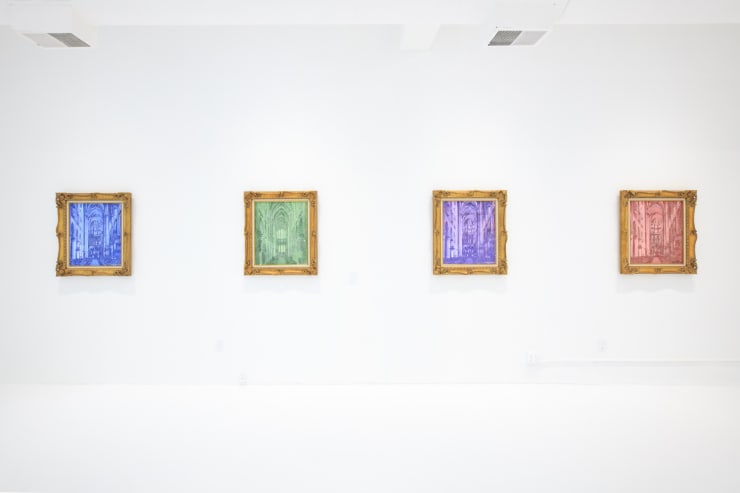 Bill DeWitt III "Cathedrals & Skulls" installation view