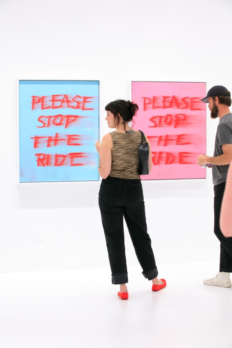 Guests at Sage Barnes "Frame of Mind" exhibition