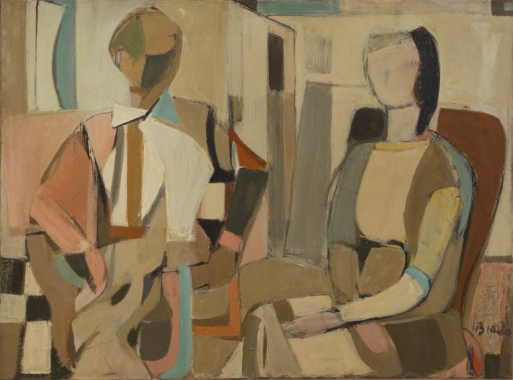Janice Biala, Les Deux Jeunes, 1951