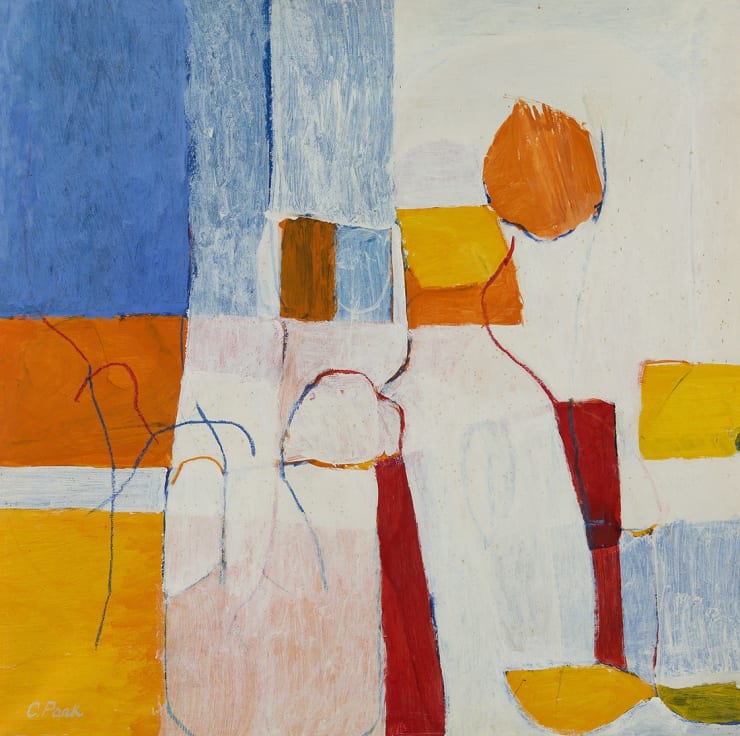 Painting. Charlotte Park Eulalia, c. 1975 Acrylic and oil crayon on canvas.