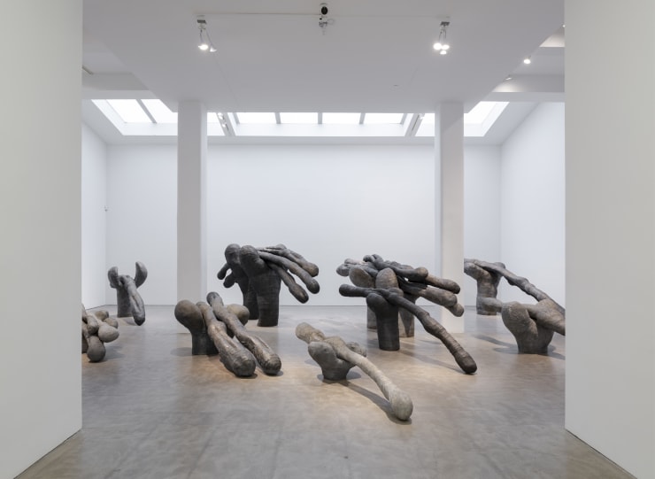 installation view of across the bering strait