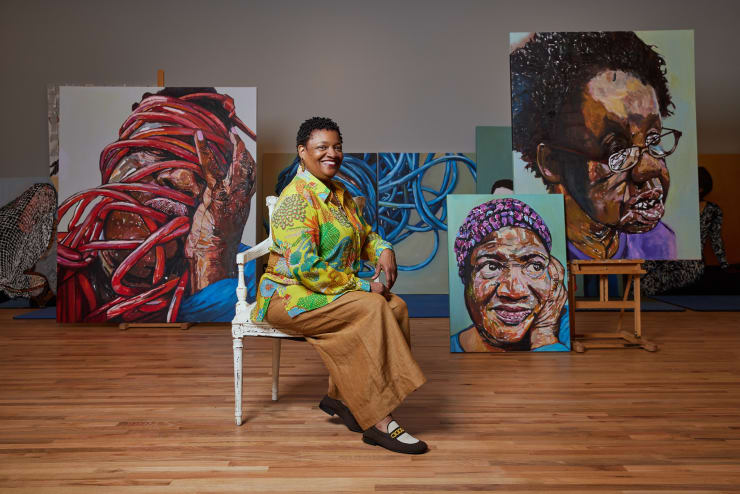 On View: ‘Beverly McIver: Entangled’ at Berry Campbell Gallery in New York Presents Emotional, Truth-Telling Portraits