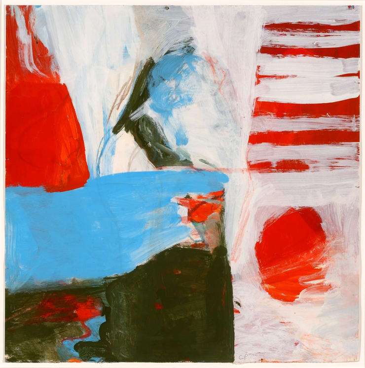 Charlotte Park (American, 1918–2010). Untitled, c. 1955–60, gouache on paper, 22 1/2 x 22 1/2 in. Parrish Art Museum, Water Mill, N.Y. Museum Purchase, Audrey McMahon Fund. 2002.20.