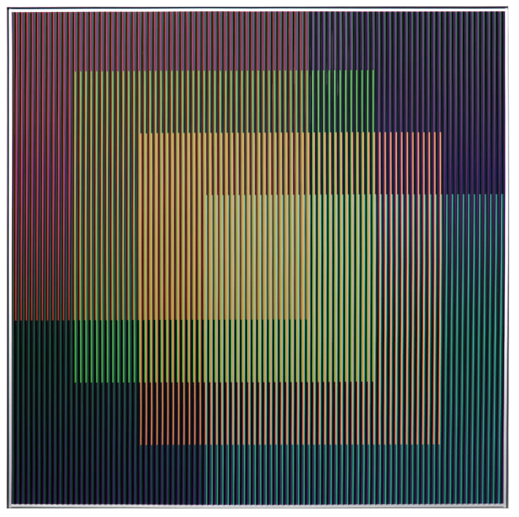 Carlos Cruz-Diez, Physicromie Panam 287, 2018