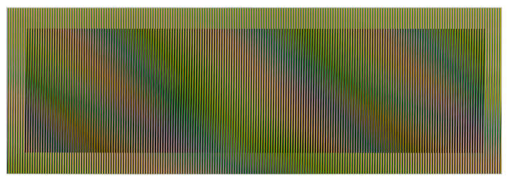 Carlos Cruz-Diez, Induccion Cromatica Marielena,, 2013