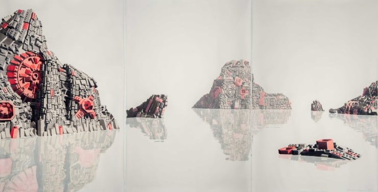 Dagoberto Rodríguez, Hielo, Tríptico, 2020