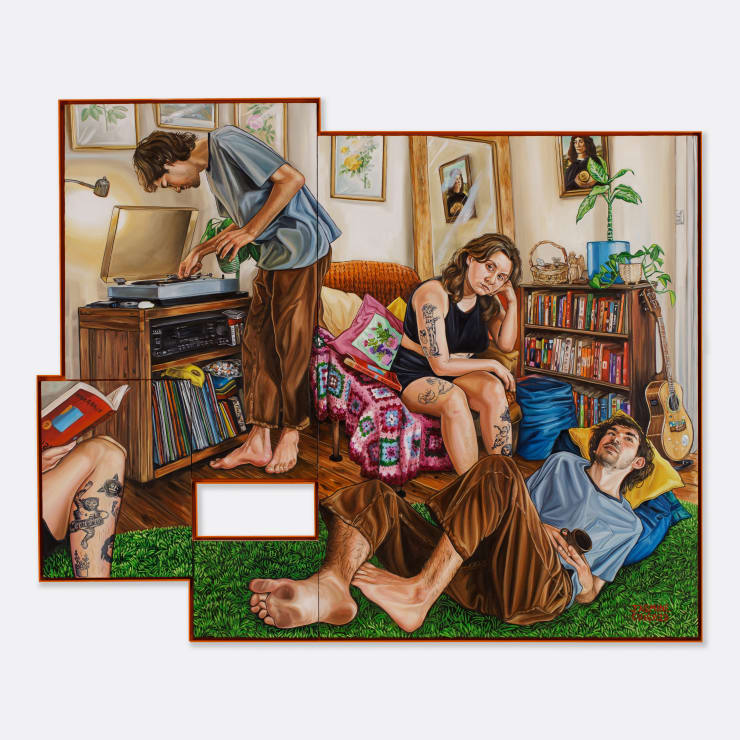 Jasmine Crisp - Mother and Child (A Portrait of Hari & Olympia), 2024