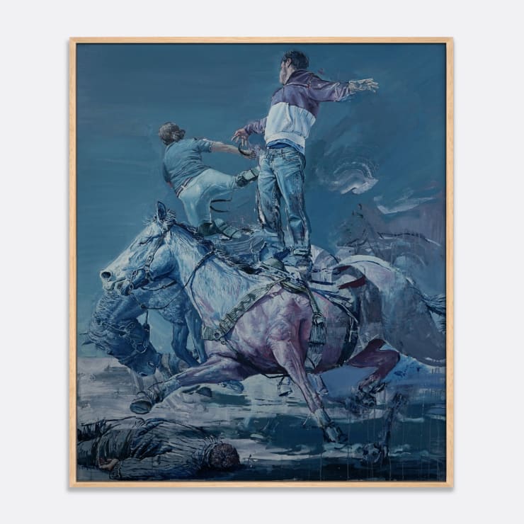 Fintan Magee - Self Portrait in Brisbane Flood, 2022