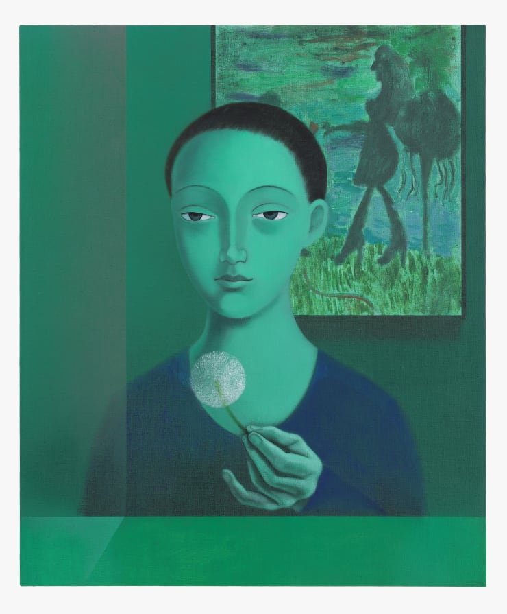 Richard Wathen Pappus, 2025 oil on linen over aluminium panel 61x50cm