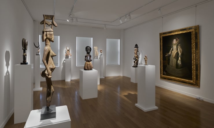 Installation view of Power Figures