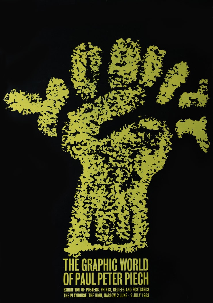 Paul Peter Piech - Exhibition poster, 1967