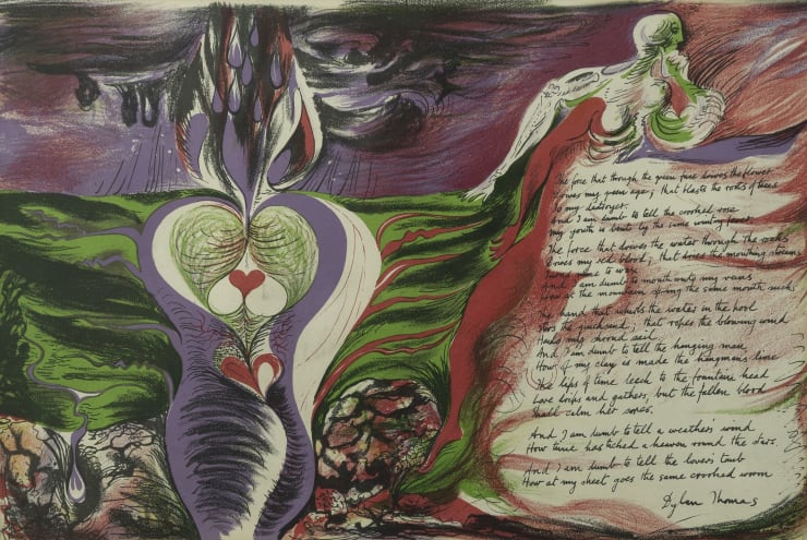 Ceri Richards, ‘The Hand that Whirls the Waters in the Pool’, 1945