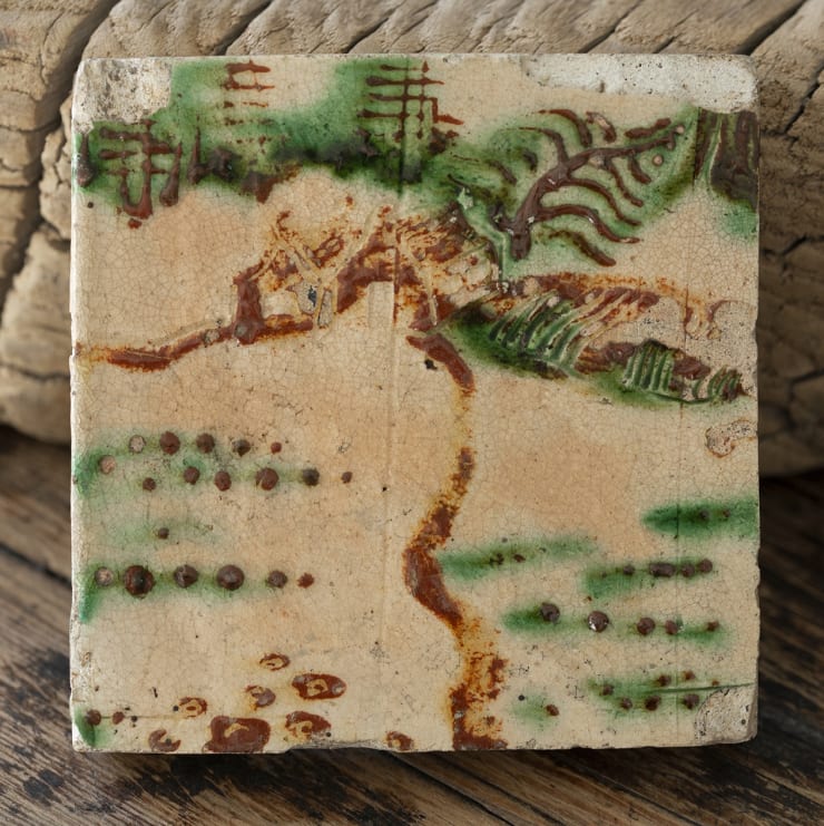 Bernard Leach, Slipware tile, 1926