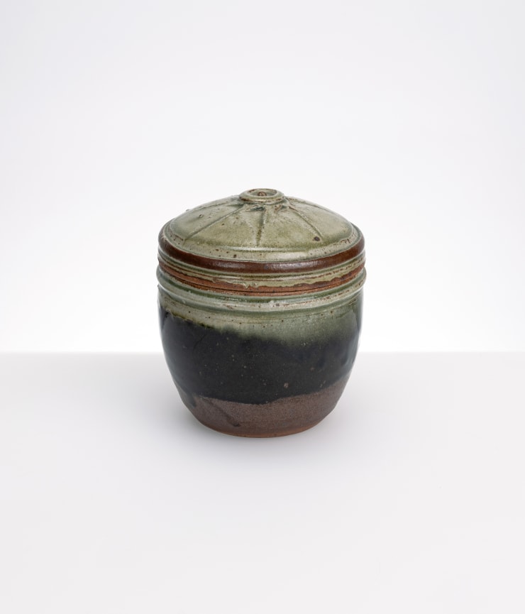 Richard Batterham, Lidded pot, 1990