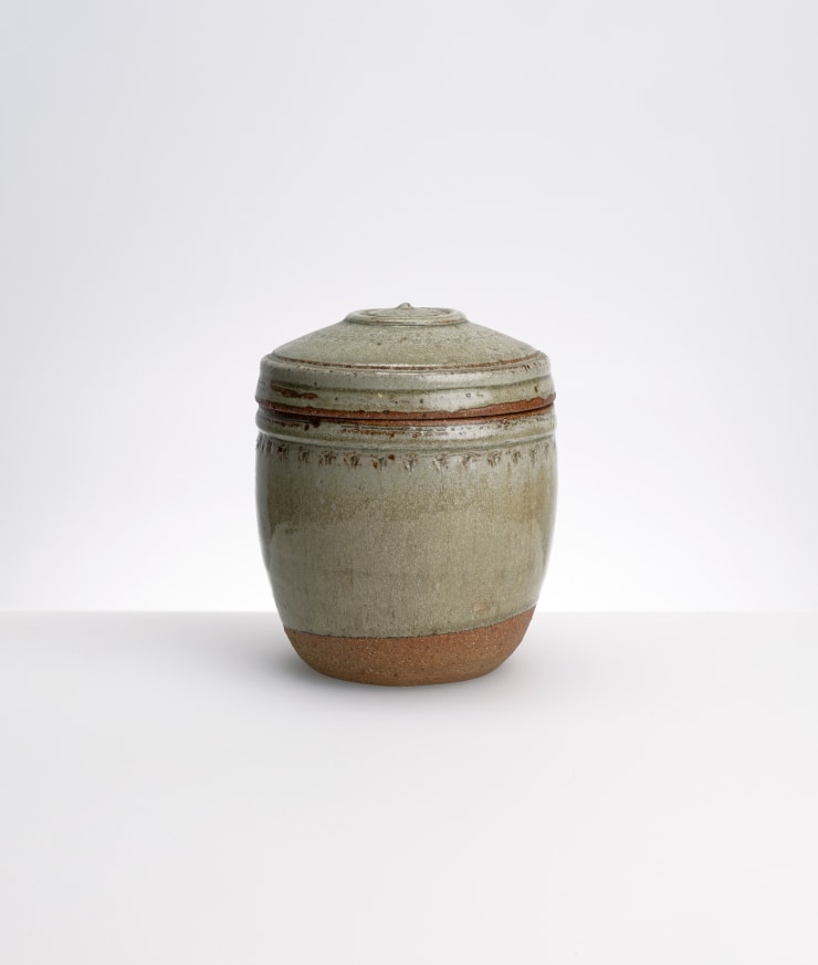 Richard Batterham, Lidded pot, 1988