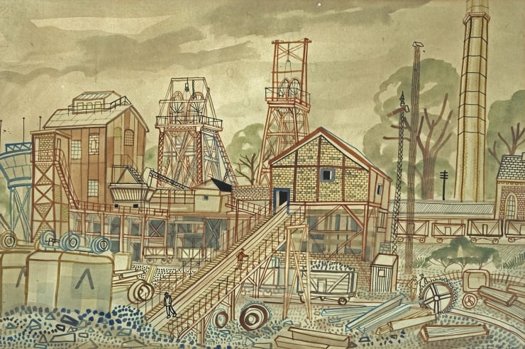 David Smith, 'Coalmine', 1954