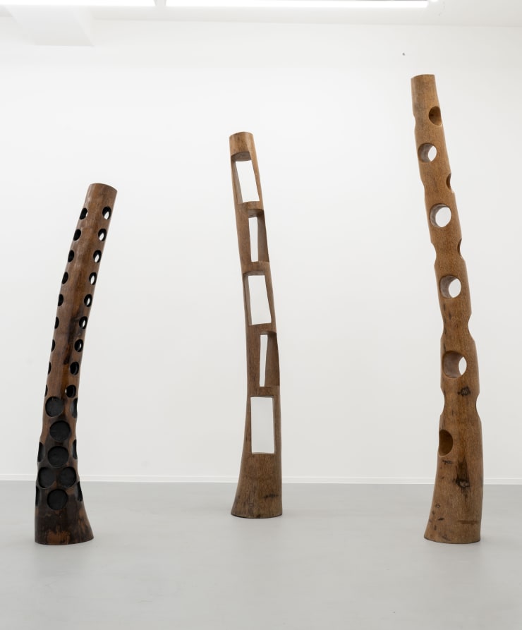 Installation view: Ancestral Material, Freya Bramble-Carter & Jean Servais Somian, online exhibition 50 GOLBORNE, 2025. Photo: Noah Da Costa